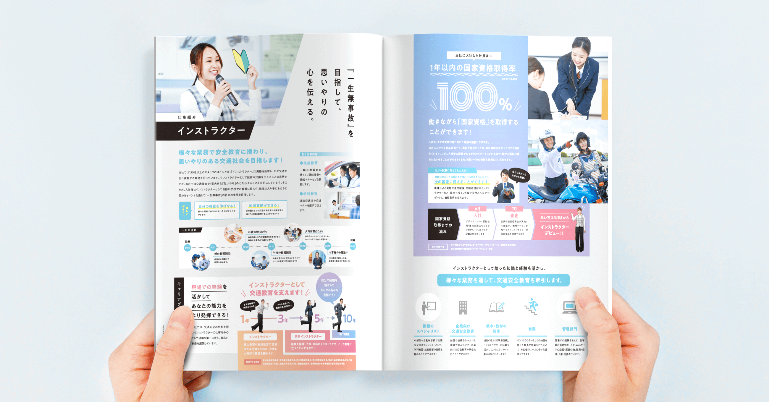 トヨタ名古屋教育センター 採用パンフレット  Web制作会社 フリー 